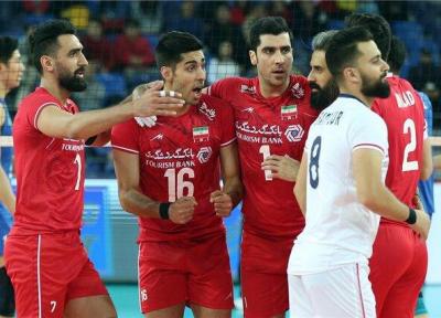 برنامه بازی های تیم ملی والیبال ایران در المپیک