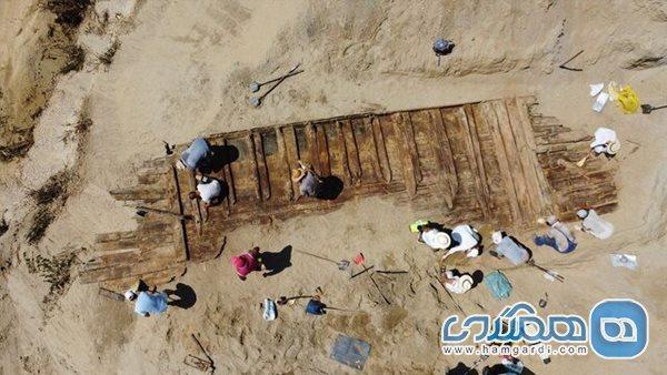 کشف بقایای یک قایق باستانی متعلق به امپراتوری روم در صربستان
